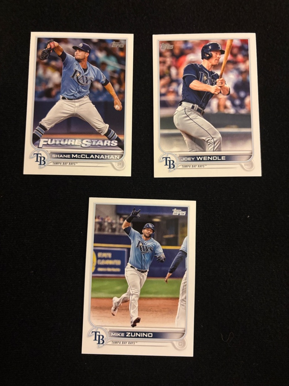 Topps Tampa Bay Rays Cards - Light Blue & Navy